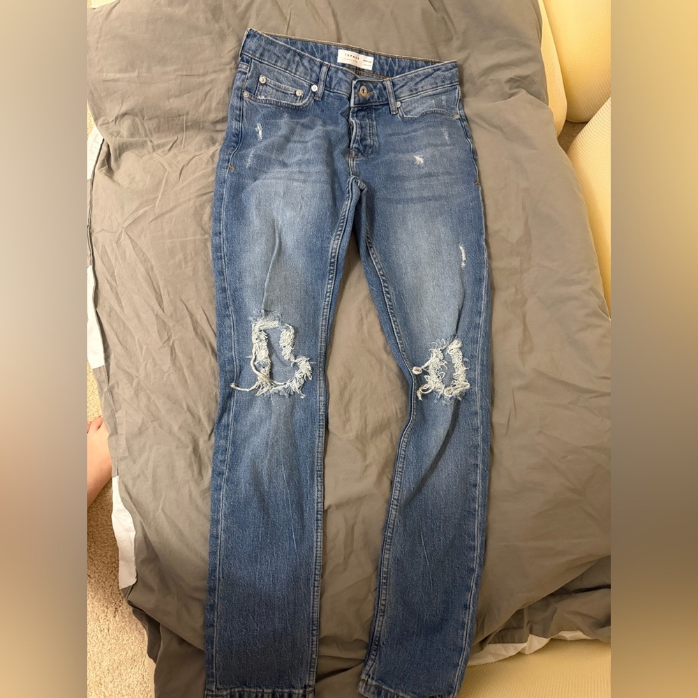 NWOT Topman Distressed Blue Men’s Jeans - SZ W30/L32